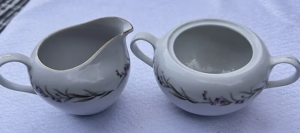 Prestige Fine China Sugar and Creamer Set